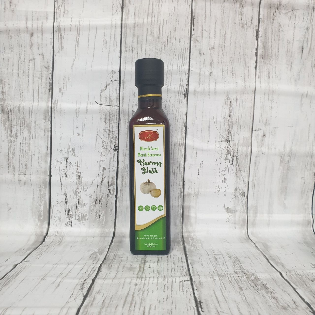 [Harvist] 100 65ml 250ml Halal Palm fruit OIL Garlic inflused