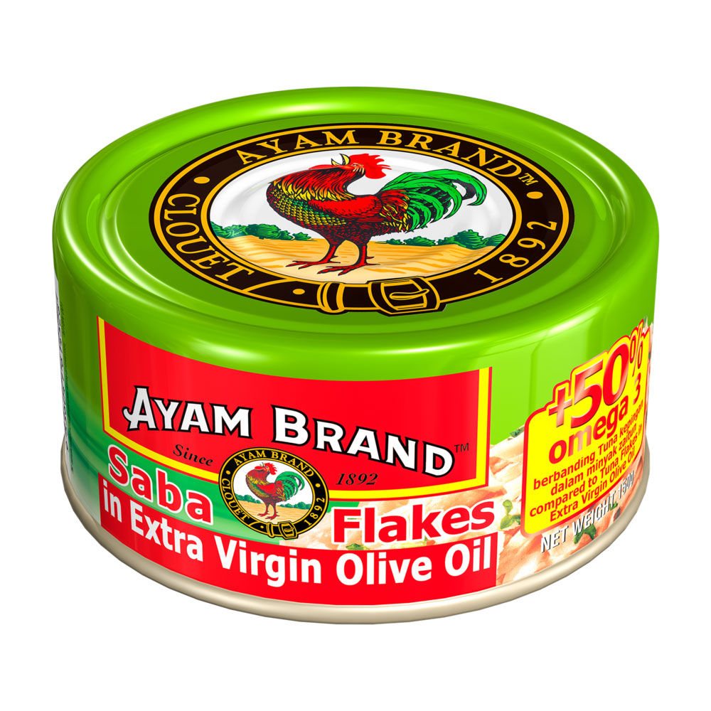 [Ayam brand] 150g Canned Saba mackerel in extra virgin olive oil – MD