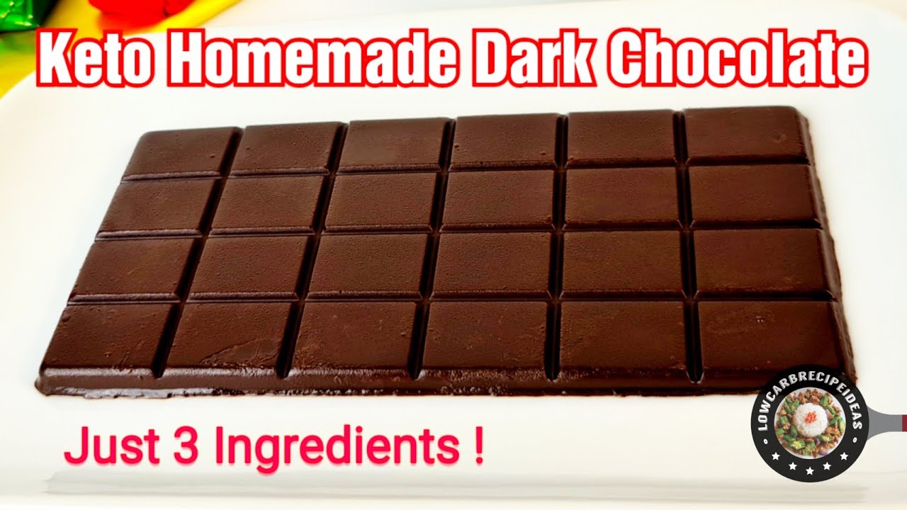 Homemade Chocolate Bars - Just 3 Ingredients!