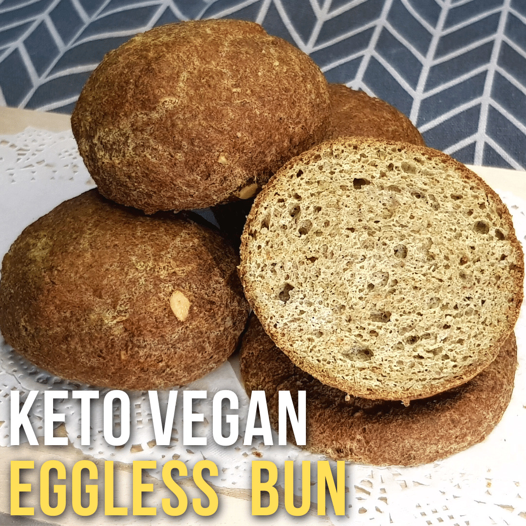 Keto Vegan Eggless Bun